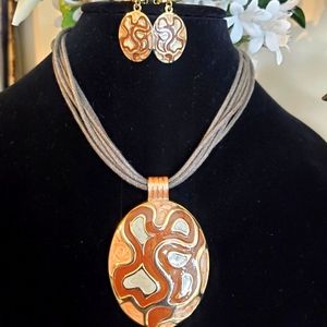 New Handmade Necklace and Earrings beautiful
